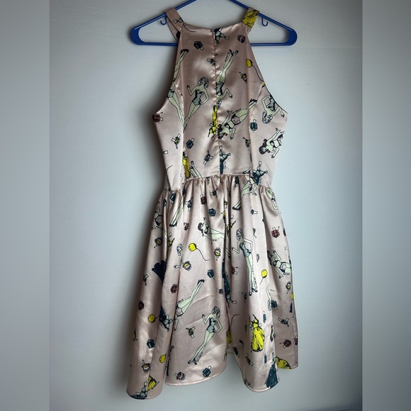 Smak Parlour halter fit and flare pinup girl sleeveless dress size medium - Picture 12 of 15